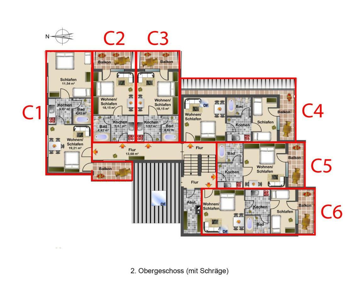 Fewo C3 für bis zu 2 Personen St. Blasien Exterior foto